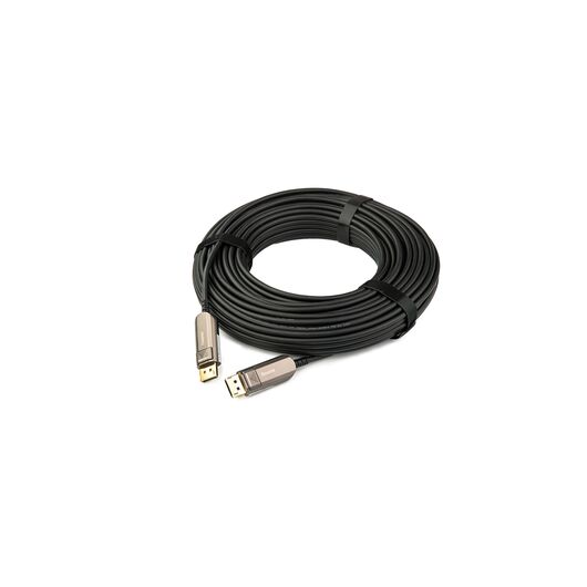 CLS-AOCDP/UF-295 DisplayPort (M) to DisplayPort (M) Hybrid Multi-Mode Fiber Low Smoke Cable, 90 m, Length: 90