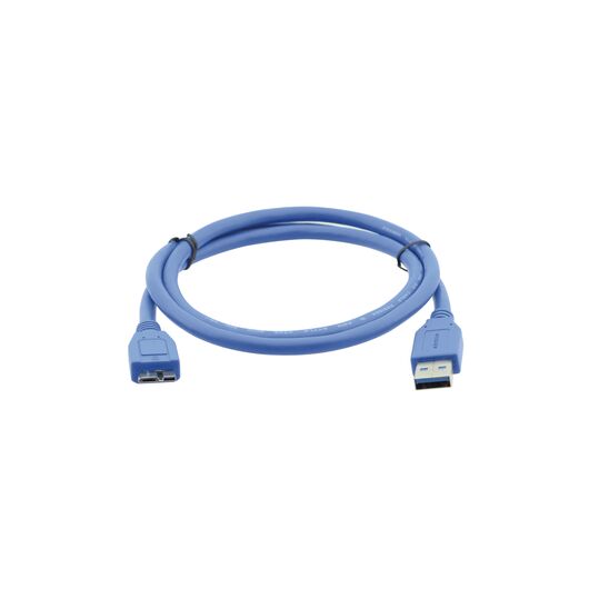 C-USB3/MicroB-15 USB 3.0 Micro-B to Micro-A Cable, 4.5 m, Blue, Length: 4.5