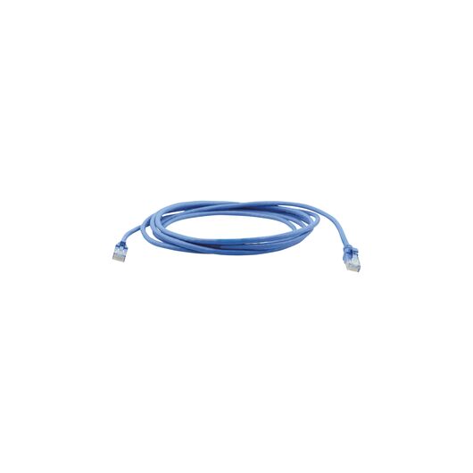 PC6A-LS508-0.5M Slim CAT6A S/FTP Patch Cord Cable, 0.5 m, Blue, Length: 0.5