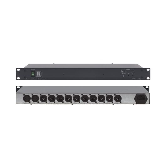 VM-1110XL/220V 1:10 Balanced Mono Audio Distribution Amplifier, 220V, Version: 220V