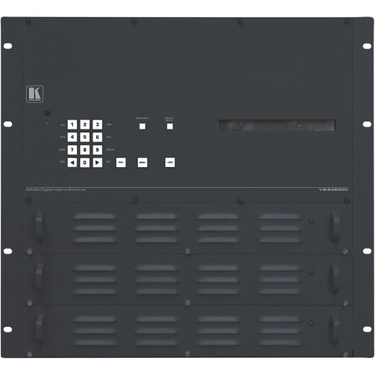 VS-6464DN-EM/STANDALONE 8x8 to 64x64 Modular Multi-Format Managed Digital Matrix Switcher, 2 image