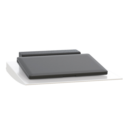 1004900301 Uniform Laptop Holder 03 - Shelf W400xD400 mm, white, Colour: White, 3 image