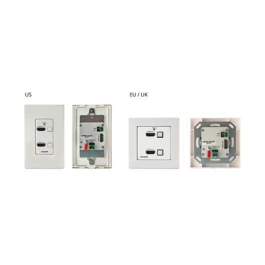 WP-211X/EU-80/86(W) Wall-Plate Auto Switcher, 2 (included), 6 (Optional)A, Aluminium, Colour: White, Version: EU-80/86(W)